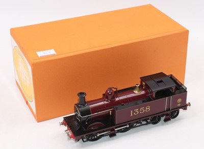 Lot 334 - Finescale Brass 0-4-0 tank loco LMS 1358 red...