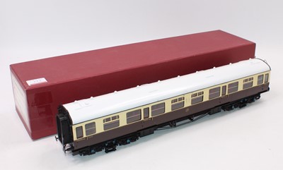 Lot 337 - Tower Models O gauge Collett GWR brown and...