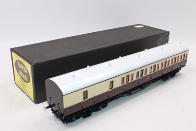 Lot 339 - Tower Brass O gauge GWR 'B' set chocolate and...