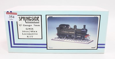 Lot 354 - An unmade Springside Models O gauge kit for a...