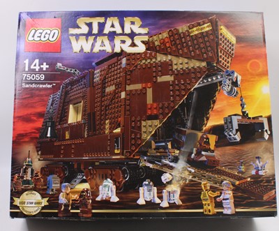 Lot 835 - A Lego No. 75059 boxed Sandcrawler Lego...