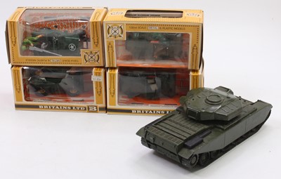 Lot 1667 - A Britains limited military vehicle group,...
