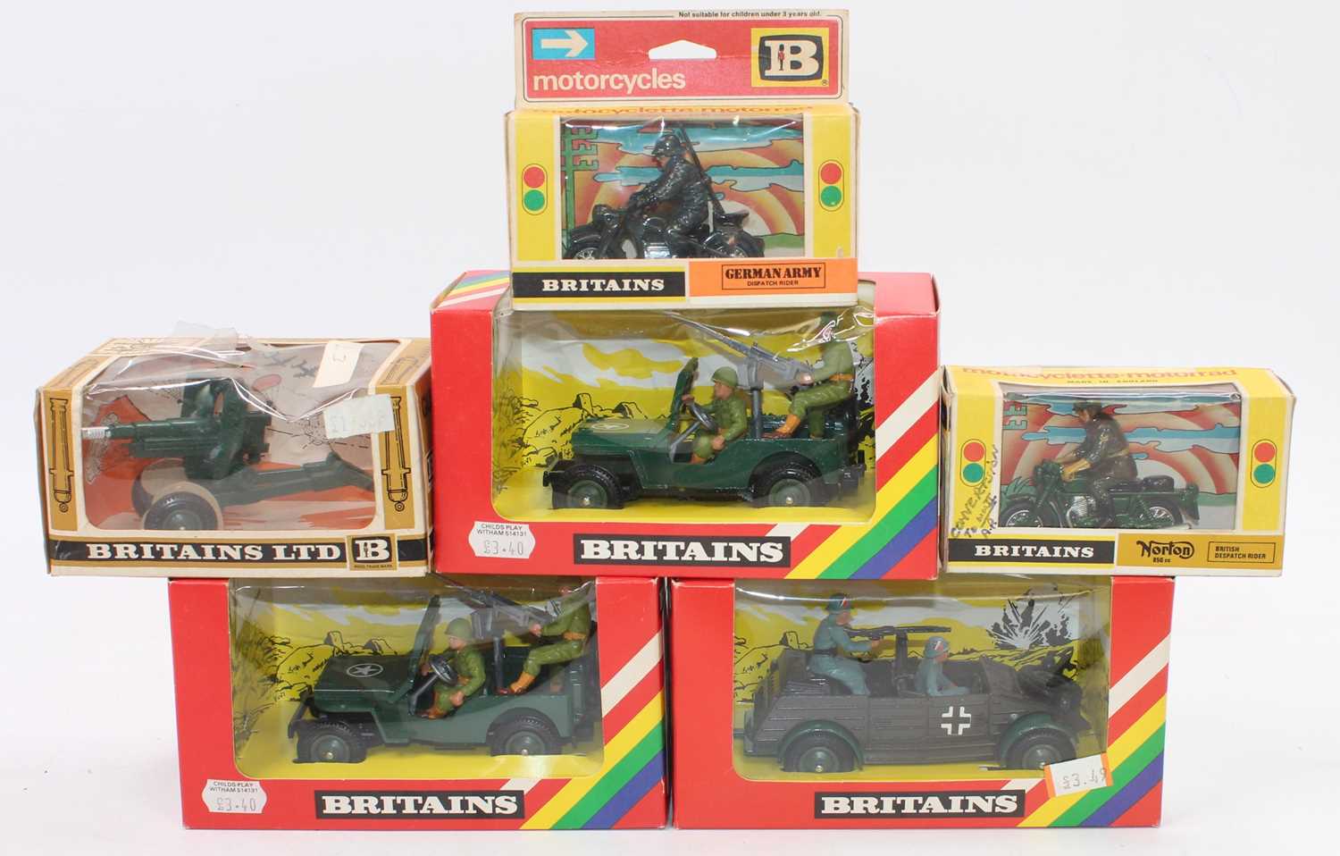 Lot 1670 - A Britains boxed military vehicle original and...
