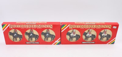 Lot 1673 - 16 various boxed Britains rainbow boxed issued...