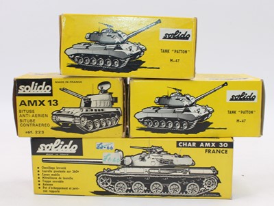 Lot 1834 - A Solido boxed military vehicle diecast group,...