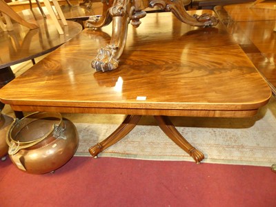 Lot 1370 - A Regency mahogany pedestal breakfast table,...
