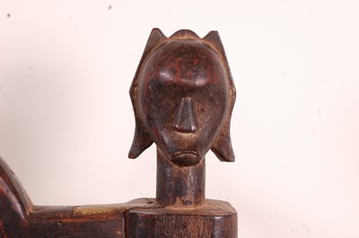 Lot 140 - * A prestige chair, carved from indigenous...