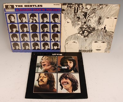 Lot 808 - The Beatles, a collection of three LP's to...