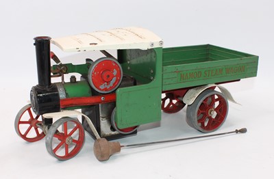 Lot 33 - A Mamod SW1 steam wagon, comprising of green,...