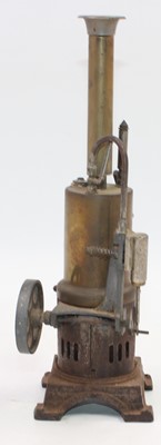 Lot 35 - A stationary vertical steam engine, possibly...