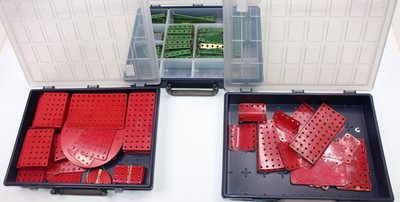 Lot 122 - Five various plastic storage chests,...