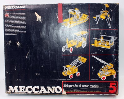Lot 127 - Three various boxed Meccano motorised...