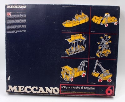 Lot 127 - Three various boxed Meccano motorised...