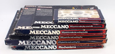 Lot 136 - A collection of various boxed Meccano...