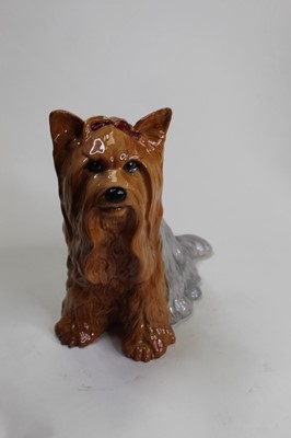 Lot 4 - A Beswick model of a seated Yorkshire terrier,...