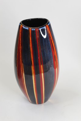 Lot 5 - A Poole Galaxy vase, the everted rim above an...