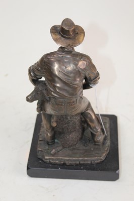 Lot 35 - An Outback Heritage bronzed figure of 'The...