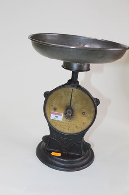 Lot 38 - A set of Salter's Improved Family Scales, with...
