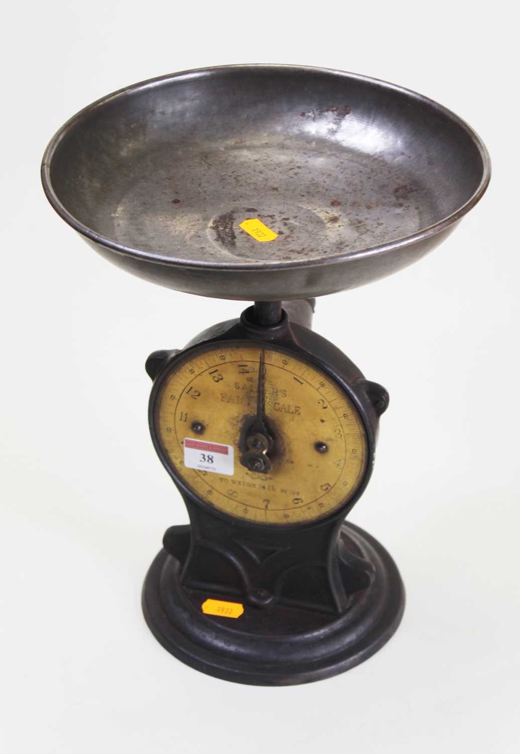 Lot 38 - A set of Salter's Improved Family Scales, with...