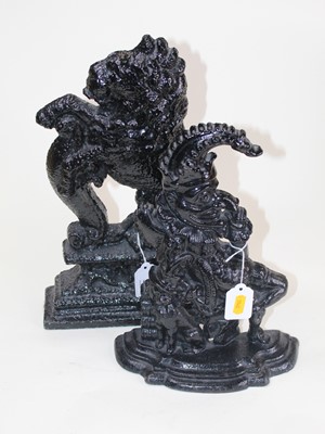 Lot 41 - A cast iron doorstop in the form of Punch,...