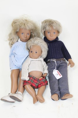 Lot 45 - A family of three Sasha dolls, 1960s,...