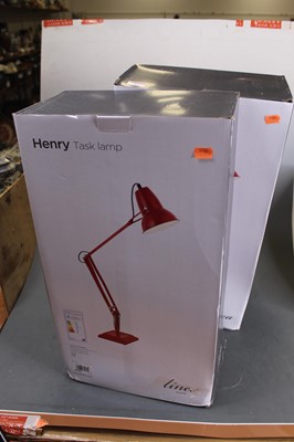 Lot 82 - A pair of new Linea Henry Anglepoise desk...