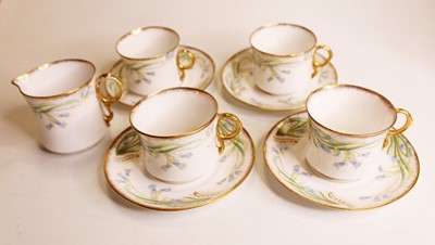 Lot 87 - A Balmoral porcelain part tea service