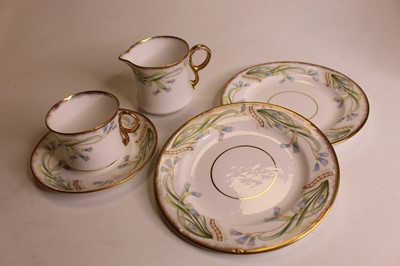 Lot 87 - A Balmoral porcelain part tea service