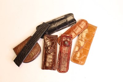 Lot 91 - A collection of leather slips and wallets
