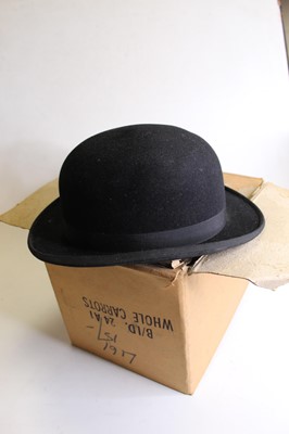 Lot 99 - A gentleman's bowler hat, boxed; together with...