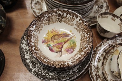 Lot 125 - A Royal Worcester Palissy part tea and dinner...
