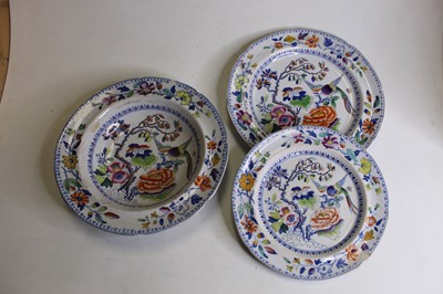 Lot 139 - An extensive 19th century stone china dinner...