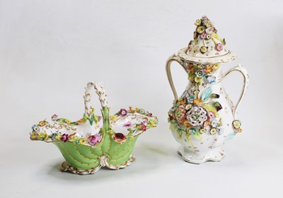 Lot 144 - An early 20th century continental porcelain...