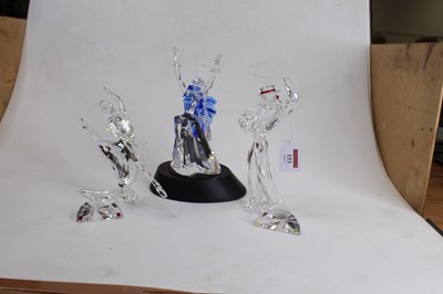 Lot 153 - Three Swarovski crystal ornaments 'Magic of...