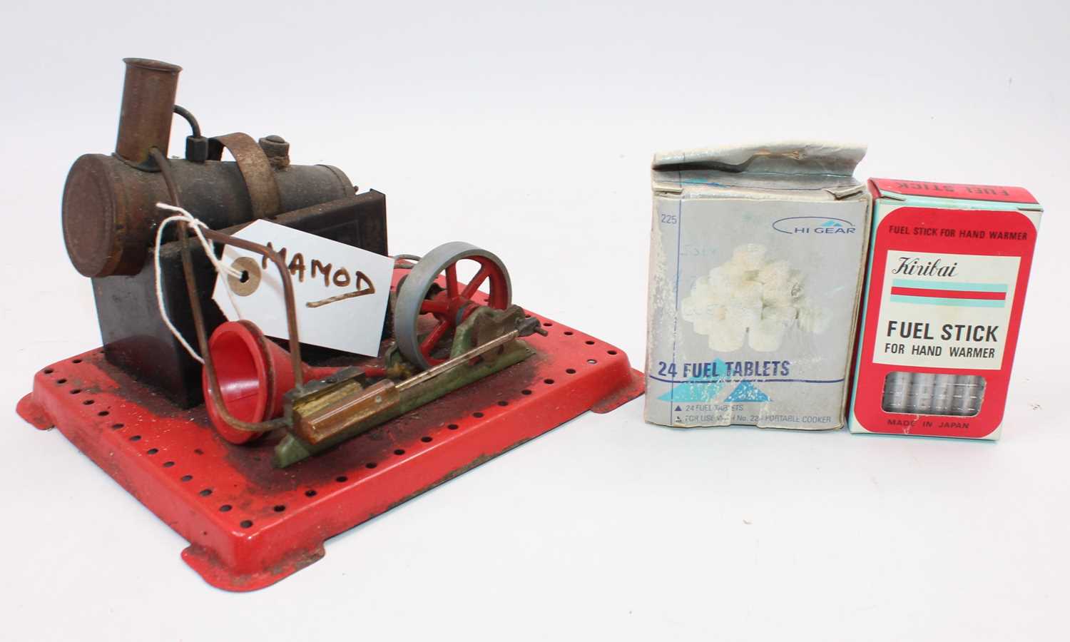 Lot 15 - A Mamod stationary steam plant comprising of...