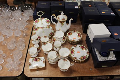 Lot 164 - A Royal Albert part tea service, in the Old...