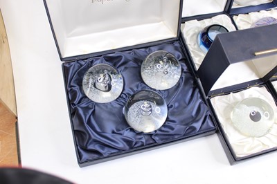 Lot 169 - A collection of seven glass paperweights, to...