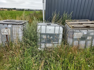 Lot 227 - 3 x IBC Containers