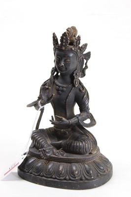 Lot 221 - A reproduction mixed metal figure of a Thai...