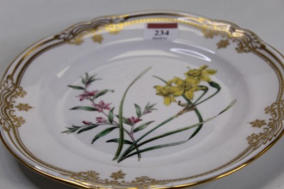 Lot 234 - A pair of Spode porcelain Stafford Flowers...