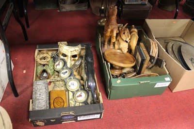 Lot 207 - Two boxes of miscellaneous items, to include a...