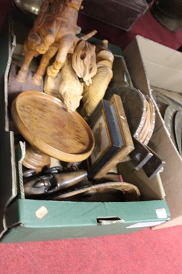 Lot 207 - Two boxes of miscellaneous items, to include a...