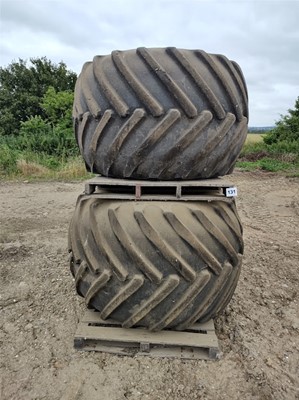 Lot 131 - Pair of Rear Terra Tyres