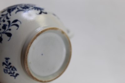 Lot 244 - An 18th century Lowestoft porcelain bullet...