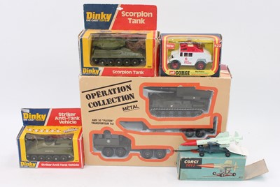 Lot 1561 - Five various boxed Dinky Toy, Corgi Toy, and...