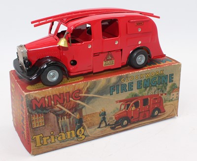 Lot 1946 - Triang Minic Clockwork and Tinplate Fire...