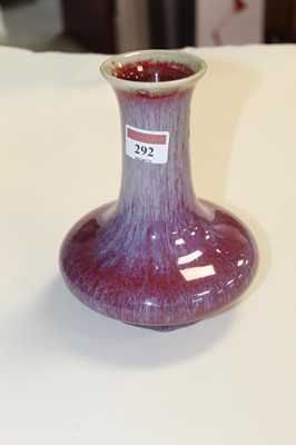Lot 241 - A Chinese export vase, having a flared rim to...