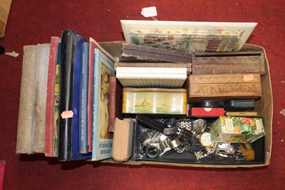 Lot 211 - A box containing a collection of various items,...