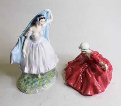 Lot 318 - Two Royal Doulton figures, being Polly Peachum...