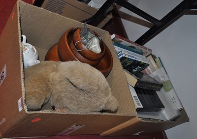 Lot 603 - Two boxes of miscellaneous items, to include...